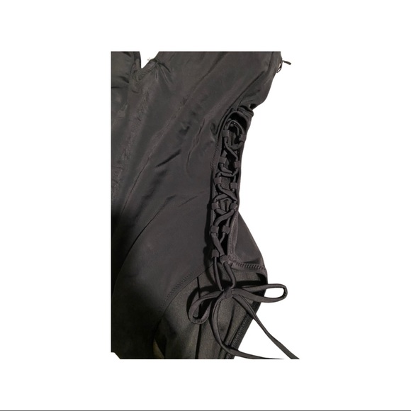 NWT sexy one piece with side cutouts and cross cross tie detail - Picture 2 of 4